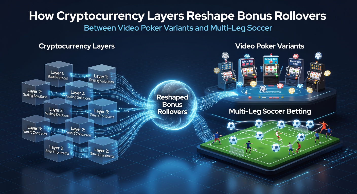 Tablet-Interface mit Video-Poker und Fußball-Akkumulatoren unter Kryptowährungseinfluss
