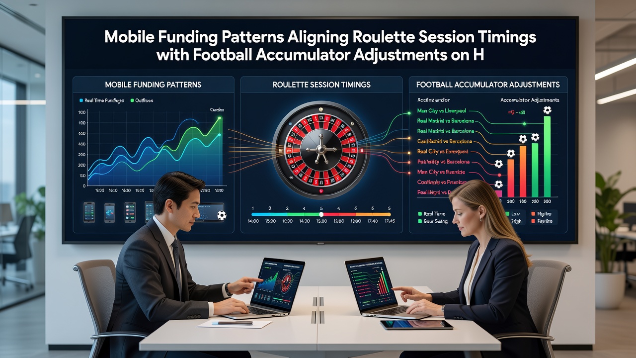 Diagramm der Finanzierungsströme zwischen Roulette und Fußball-Akkumulatoren auf mobilen Plattformen