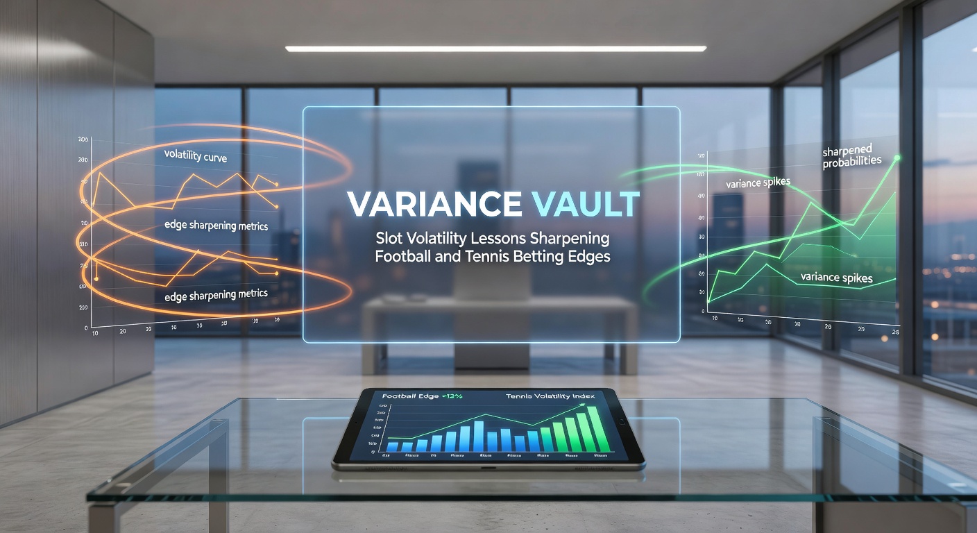 Grafik zur Volatilität in Slots und Sportwetten, die Schwankungen in Fußball- und Tenniswetten visualisiert